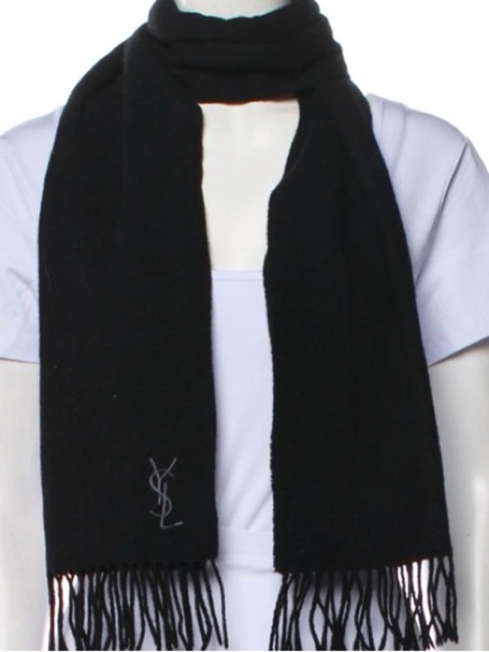 SAINT LAURENT YSL WOOL SCARF UNISEX